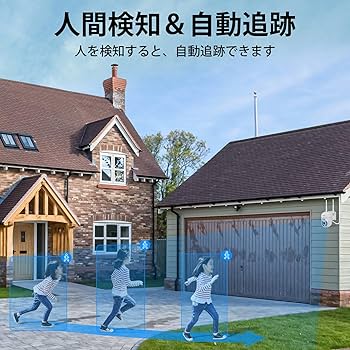 Amazon.co.jp: 【500万画素・双方向の音声・360° 追尾機能搭載